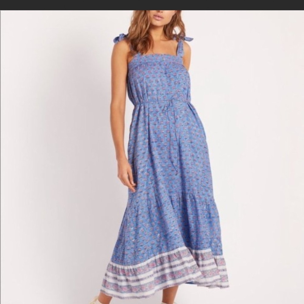 🛑 1 hour sale. Cleobella, Ethically Handmade, Artisan Crafted, India Midi Dress